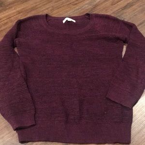 LOFT Maroon sweater